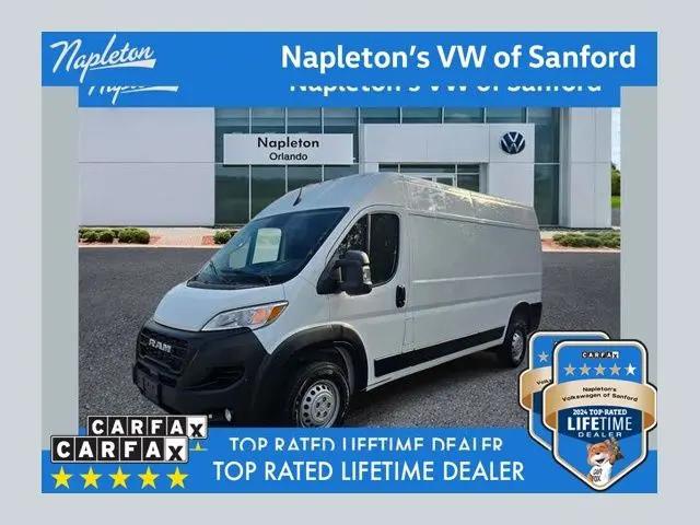 2024 Ram ProMaster 2500 Cargo Van Tradesman High Roof 159" WB w/Pass Seat for sale in Sanford, FL