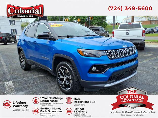 2024 Jeep Compass Limited 4x4 for sale in Indiana, PA