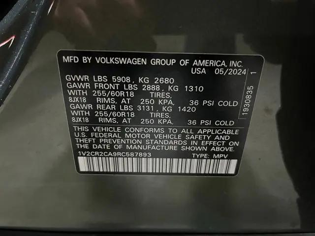 2024 Volkswagen Atlas 2.0T Peak Edition SE w/Technology
