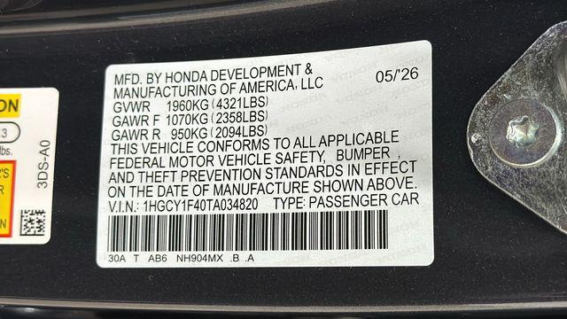 2026 Honda Accord Sedan SE
