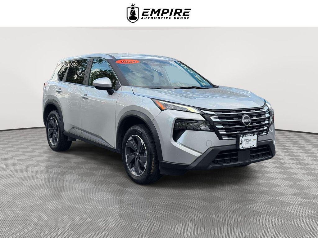 Brilliant Silver Metallic 2024 Nissan Rogue SUV / Crossover All-Wheel Drive Automatic