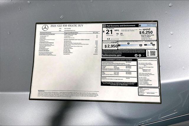 2026 Mercedes-Benz GLE GLE 450 4MATIC