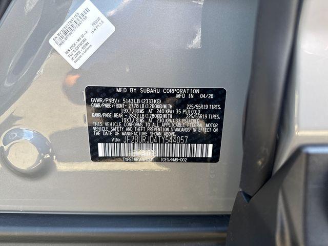 2026 Subaru Outback Touring XT