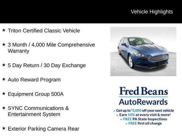 2018 Ford Fusion Hybrid S