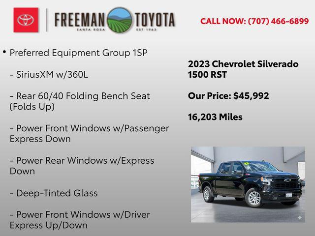 2023 Chevrolet Silverado 1500 4WD Crew Cab Short Bed RST