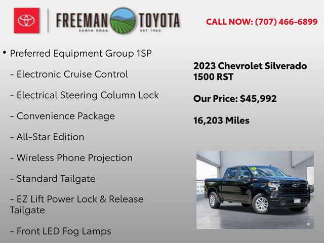 2023 Chevrolet Silverado 1500 4WD Crew Cab Short Bed RST