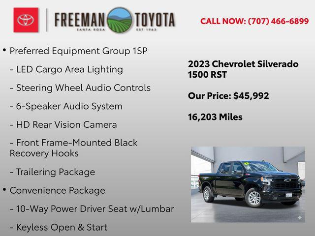 2023 Chevrolet Silverado 1500 4WD Crew Cab Short Bed RST