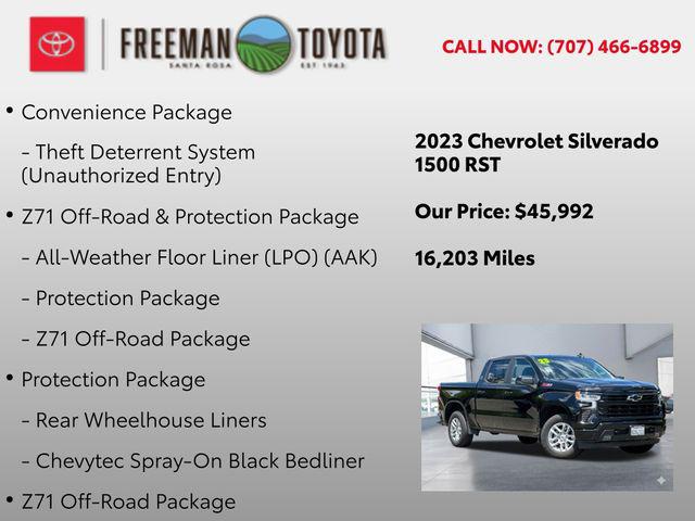 2023 Chevrolet Silverado 1500 4WD Crew Cab Short Bed RST