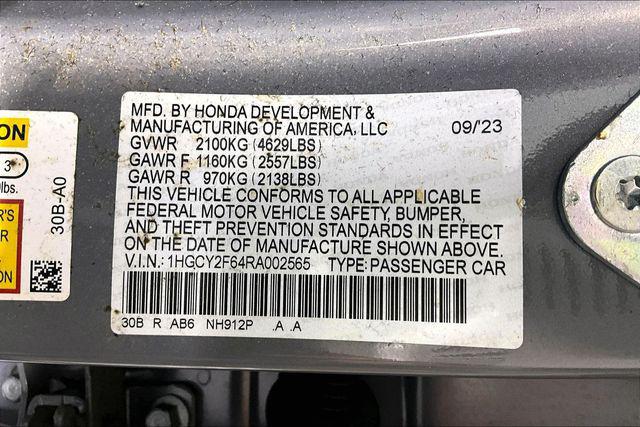 Used 2024 Honda Accord Hybrid EX-L For Sale in Millington, TN