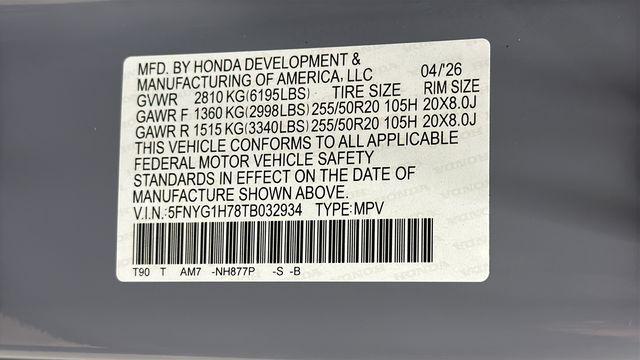 2026 Honda Pilot Touring