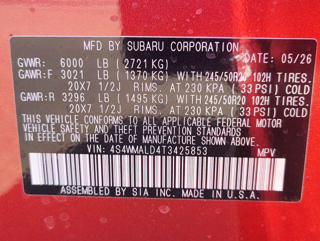 2026 Subaru Ascent Onyx Edition Touring 7-Passenger
