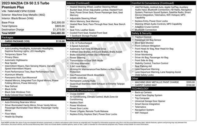 2023 Mazda CX-50 2.5 Turbo Premium Plus
