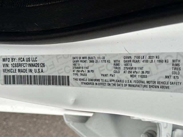 2022 Ram 1500 Tradesman Quad Cab 4x4 6'4" Box