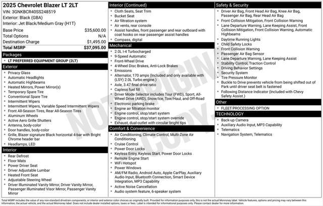 2025 Chevrolet Blazer FWD 2LT