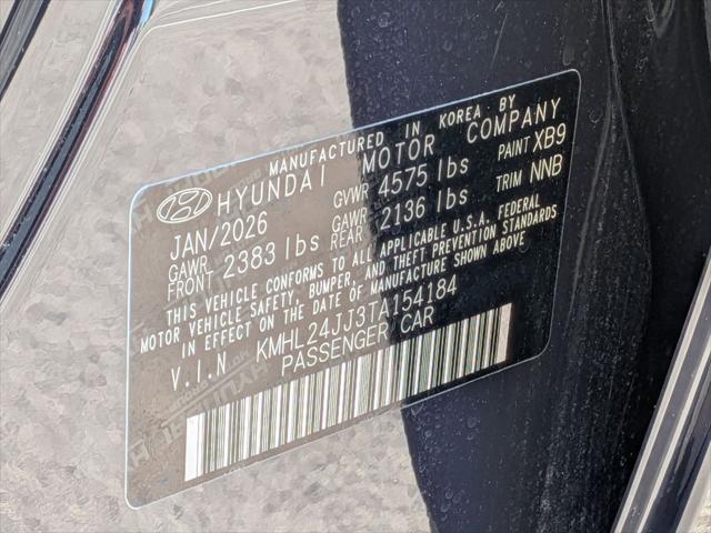 2026 Hyundai Sonata Hybrid Blue