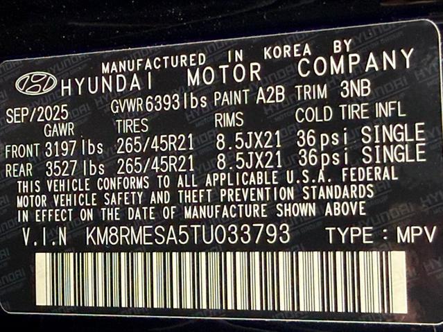 2026 Hyundai Palisade Calligraphy