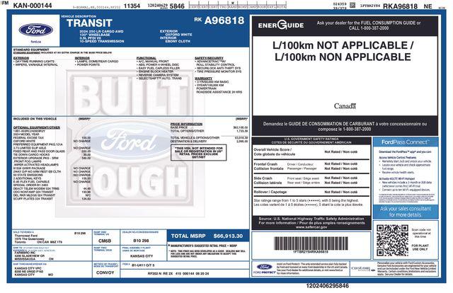 2024 Ford Transit Cargo Van Base