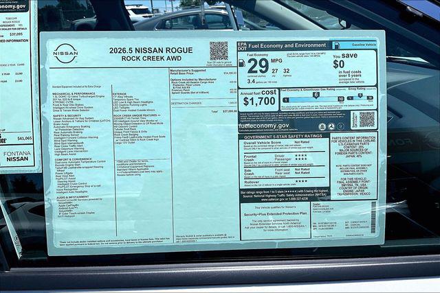 2026 Nissan Rogue Rock Creek
