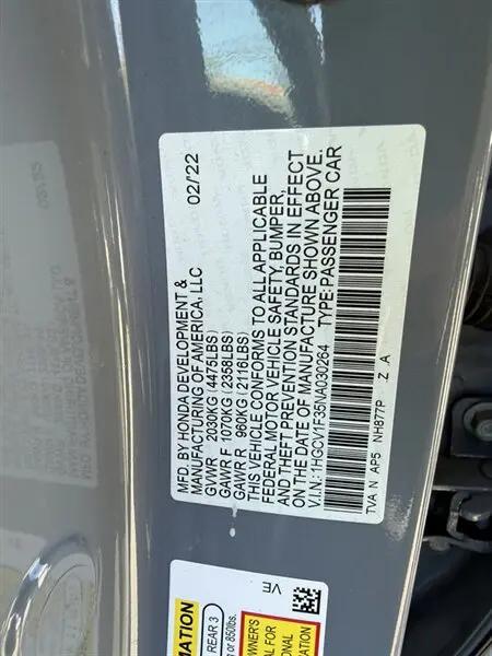 2022 Honda Accord Sport