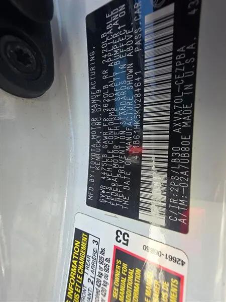 2019 Toyota Camry XSE