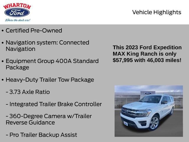 2023 Ford Expedition King Ranch MAX