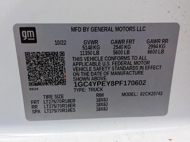 2023 Chevrolet Silverado 2500HD 4WD Crew Cab Standard Bed LTZ