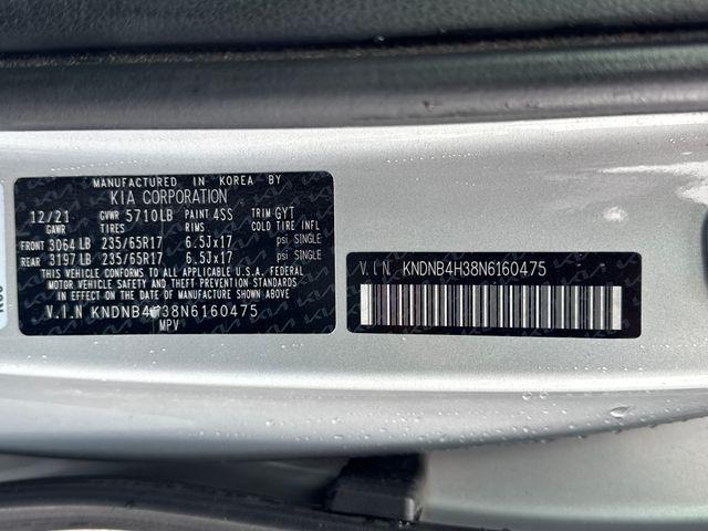 2022 Kia Carnival MPV LX Seat Package