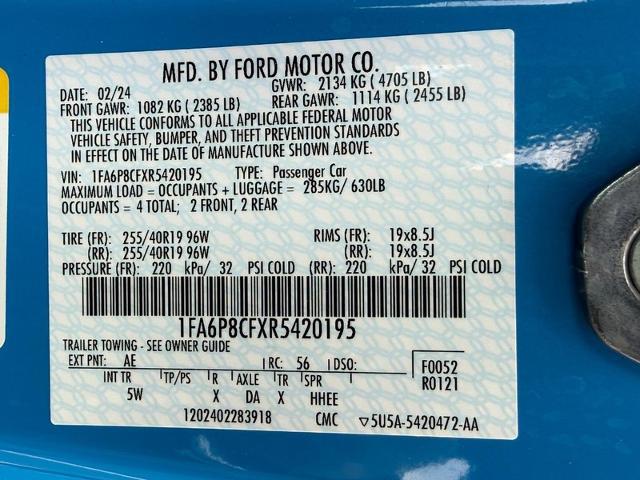 2024 Ford Mustang GT Premium Fastback