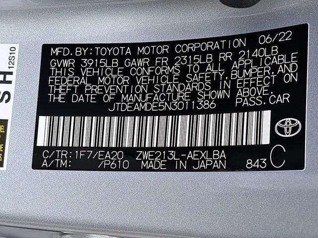 2022 Toyota Corolla Hybrid LE