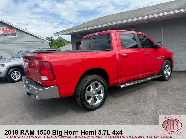 2018 Ram 1500 Big Horn Crew Cab 4x4 5'7" Box