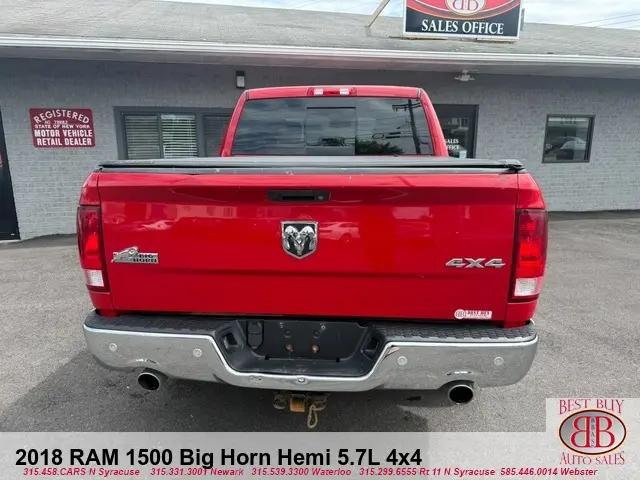 2018 Ram 1500 Big Horn Crew Cab 4x4 5'7" Box