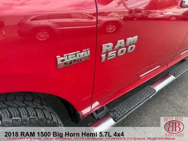 2018 Ram 1500 Big Horn Crew Cab 4x4 5'7" Box