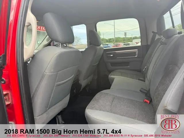 2018 Ram 1500 Big Horn Crew Cab 4x4 5'7" Box