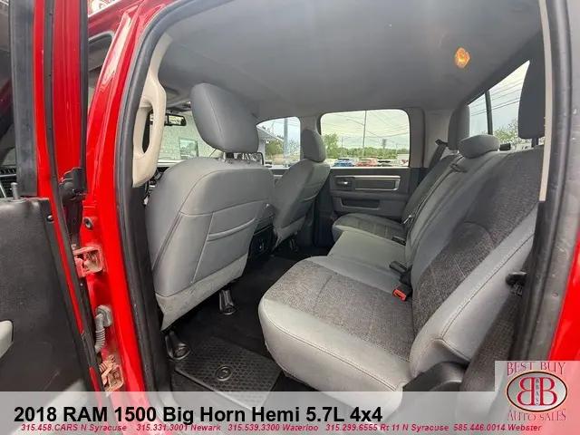 2018 Ram 1500 Big Horn Crew Cab 4x4 5'7" Box
