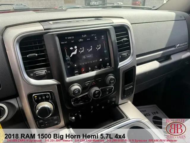 2018 Ram 1500 Big Horn Crew Cab 4x4 5'7" Box
