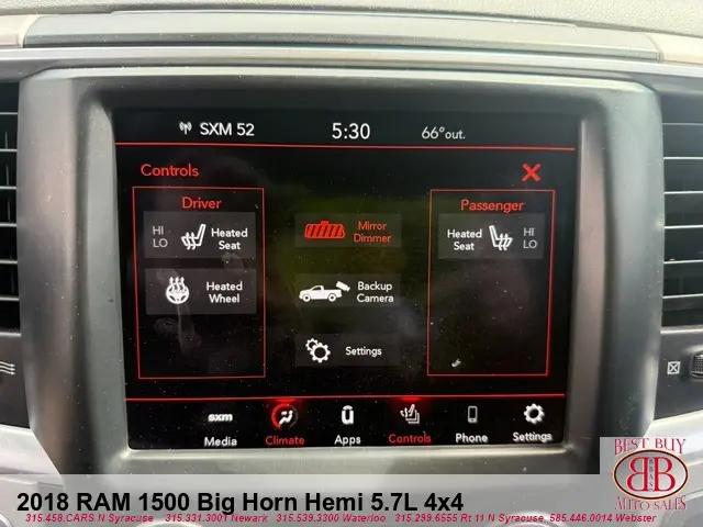 2018 Ram 1500 Big Horn Crew Cab 4x4 5'7" Box