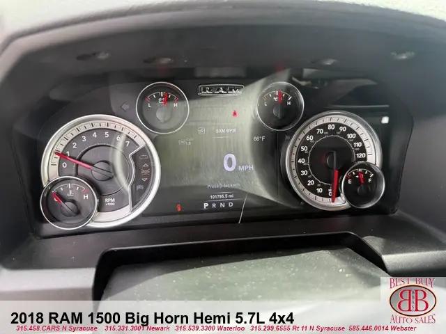 2018 Ram 1500 Big Horn Crew Cab 4x4 5'7" Box