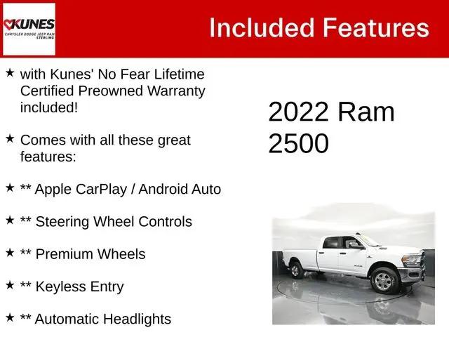 2022 Ram 2500 Big Horn Crew Cab 4x4 8' Box