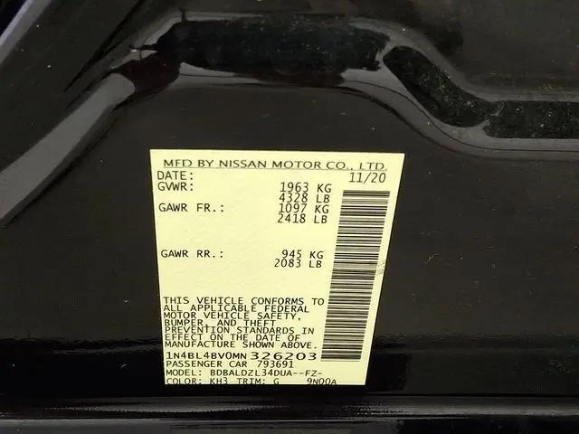2021 Nissan Altima S FWD
