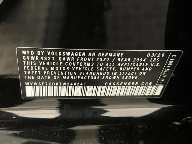 2026 Volkswagen Golf GTI SE
