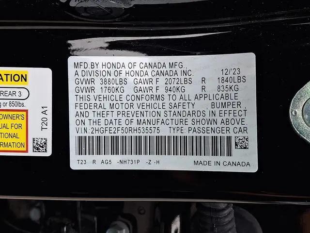 2024 Honda Civic Sport