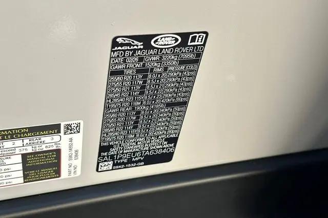 2026 Land Rover Range Rover Sport P360 SE