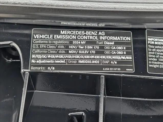 2024 Mercedes-Benz Sprinter 2500 Standard Roof 4-Cyl Diesel HO