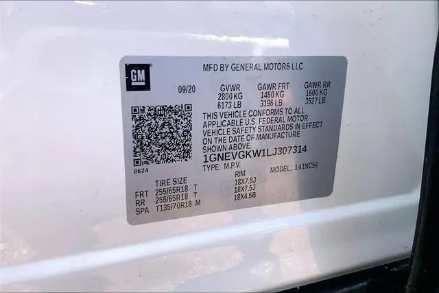 2020 Chevrolet Traverse AWD LT Cloth