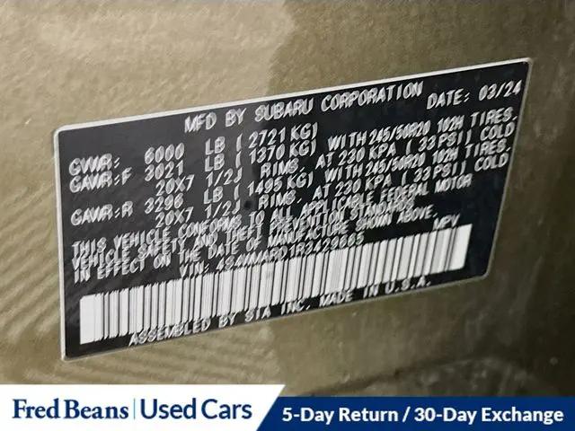 2024 Subaru Ascent Limited 8-Passenger