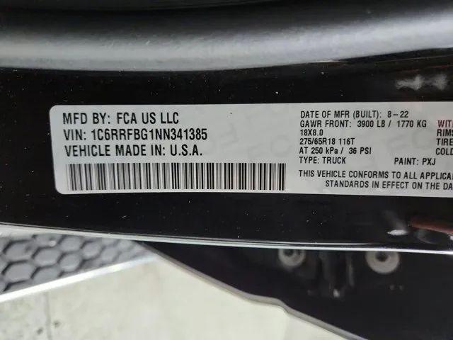 2022 Ram 1500 Big Horn Quad Cab 4x4 6'4" Box