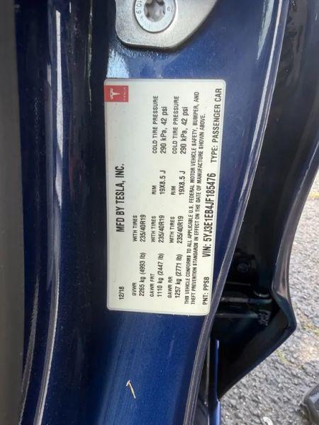 2018 Tesla Model 3 Long Range