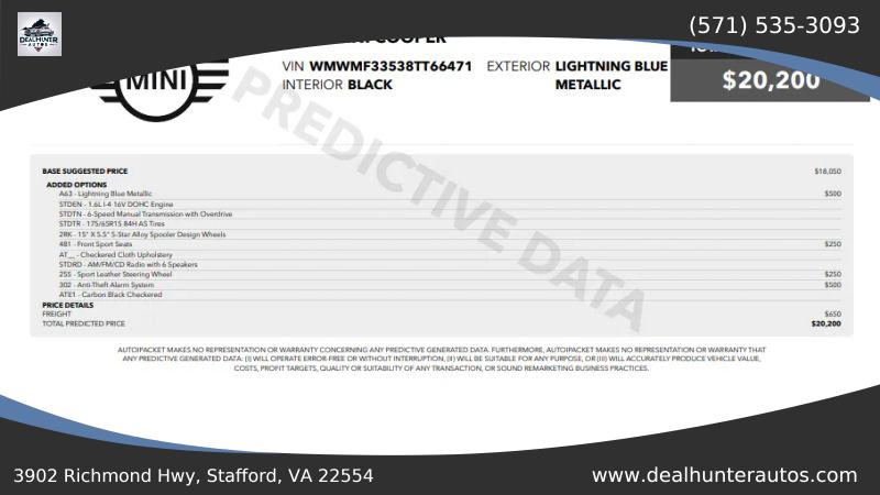 2008 MINI Cooper Base for sale in Stafford, VA