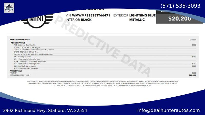 2008 MINI Cooper Base for sale in Stafford, VA