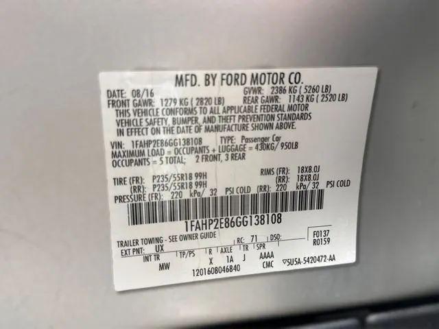 2016 Ford Taurus SEL